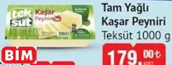 TEKSÜT TAM YAĞLI KAŞAR PEYNİRİ